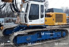 Photo of Процесс бурения свай на строительной площадке с использованием Bauer BG24