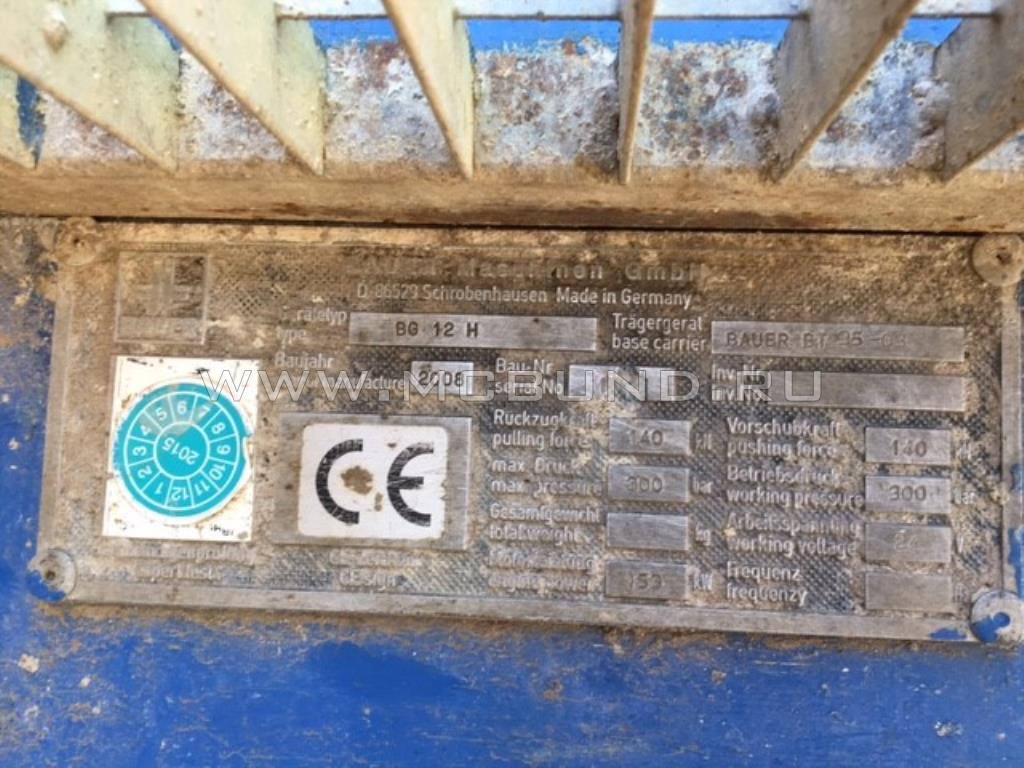 Фото 13 — Bauer BG28: надежная буровая установка для глубокого бурения