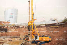 Photo of Процесс установки свай с использованием техники Bauer