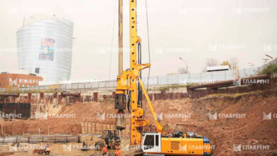 Photo of Процесс установки свай с использованием техники Bauer